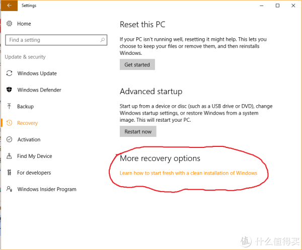 Windows10重装系统的另一种方法--Refresh W