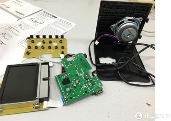 SONY 索尼 ICFC1PJ镭射收音机 电子闹钟按键